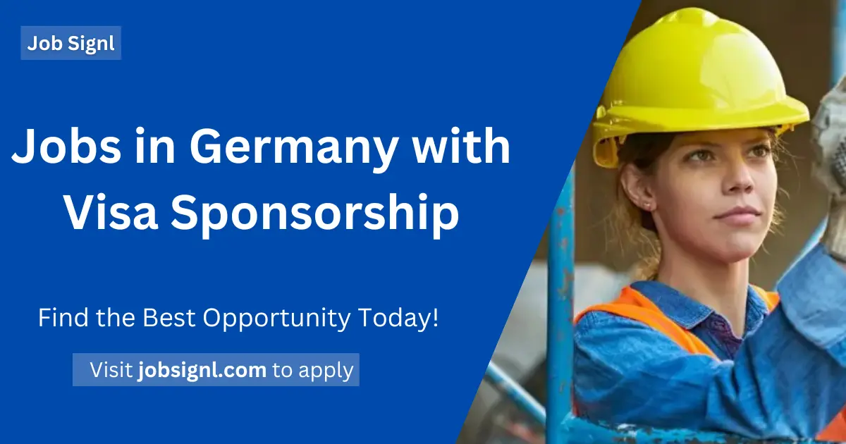 Jobs in Germany with Visa Sponsorship